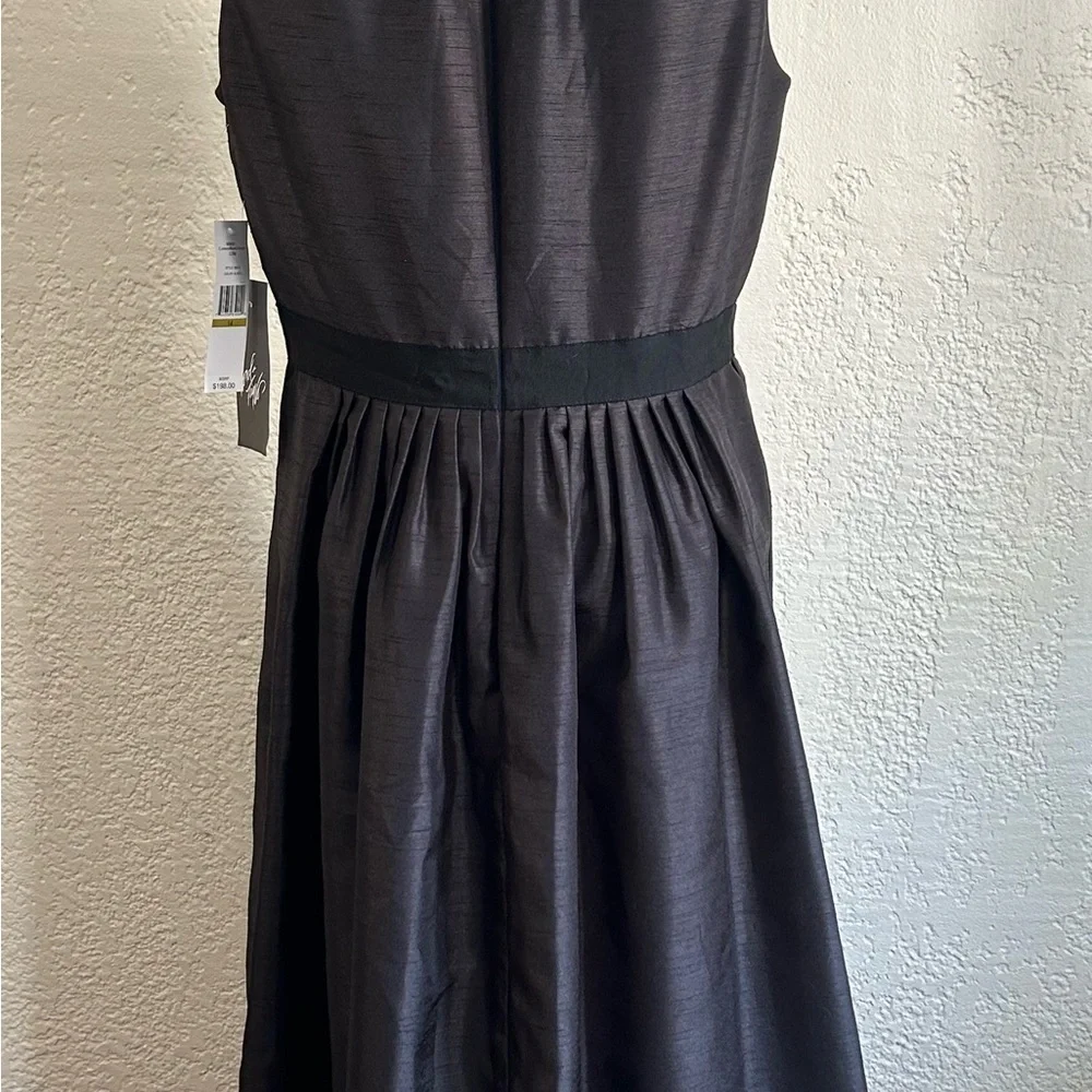 NWT Carmen Marc Valvo Black Dress 14